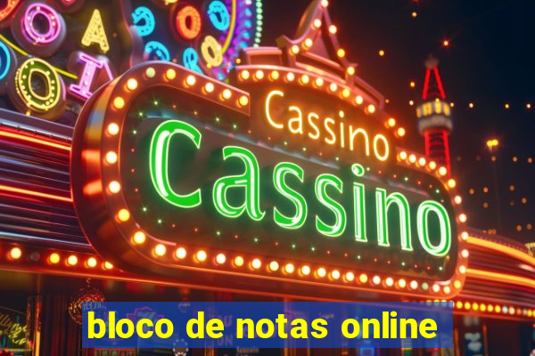 bloco de notas online